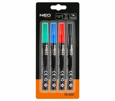Permanent Marker Dik Kleur 4x verpakking