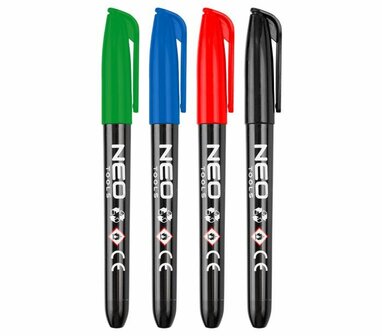 Permanent Marker Smal klein Kleur 4x