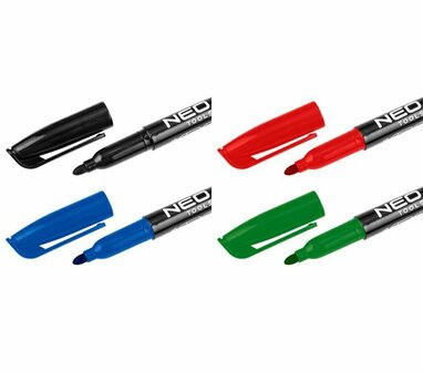 Permanent Marker Smal klein Kleur 4x kleuren