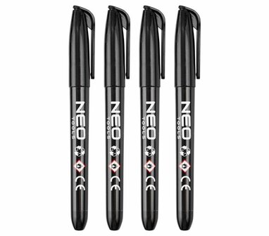 Permanent Marker Smal klein Zwart 4x