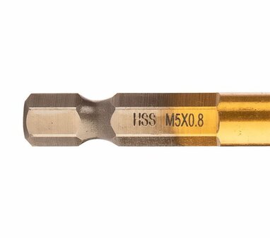 Draadtap boor M5 bit aansluiting 1