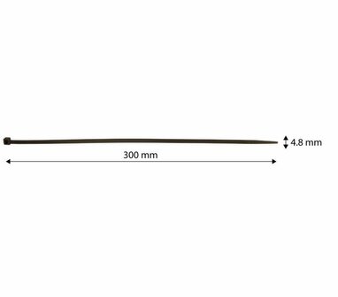 Tuin Tayrip 4,8x300mm Bruin 50 stuks maat