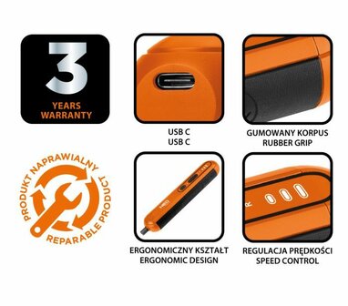 NEO Snoerloze schroevendraaier, usb-c optie