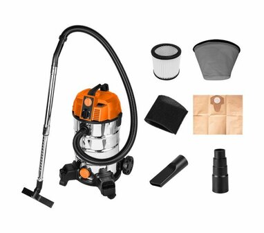 NEO Droognat stofzuiger 1600watt 45 liter foto