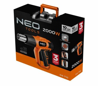 NEO Hete lucht pistool 2000watt koffer