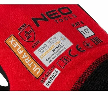 Werkhandschoen nylon-spandex gradatie