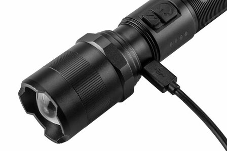 Zaklamp OSRAM P9 LED 1000lm op Accu foto