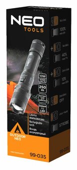 Zaklamp OSRAM P9 LED 1000lm op Accu verpakking