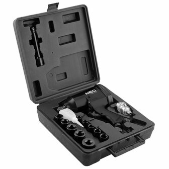 NEO Pneumatische Slagmoersleutel 1/2&#039; Set