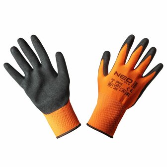 Werkhandschoen nitril gecoat polyester