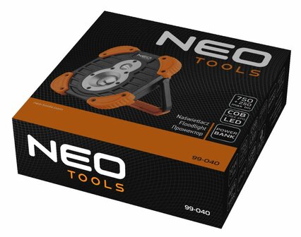Werklamp 1000lm, CREE XPG LED op Accu doos
