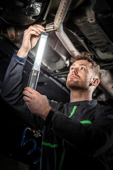 Werklamp 300lm COB 2 in 1 op Accu foto