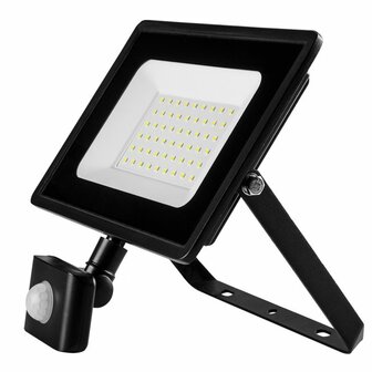 Bouwlamp 50Watt met Bewegings Sensor