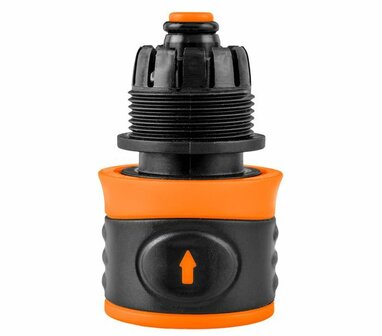 Koppelstuk 1/2&quot; met STOP NEO open