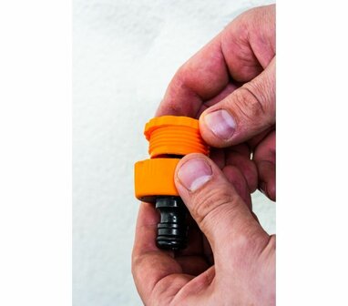 Kraan Koppeling 3/4&quot; - 1&quot; NEO in elkaar