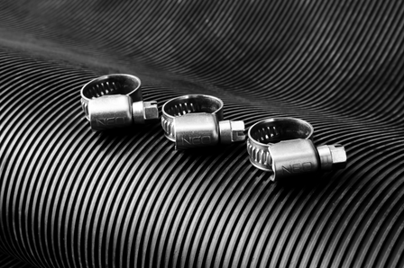 Slangenklem 8-12 mm RVS 3 stuks foto