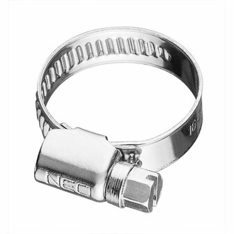 Slangenklem 16-27 mm RVS 3 stuks