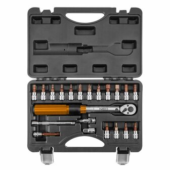 Moment sleutel set 1/4&quot; 5-25Nm