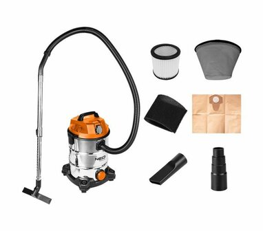 NEO Droognat stofzuiger 1400watt 30 liter tools