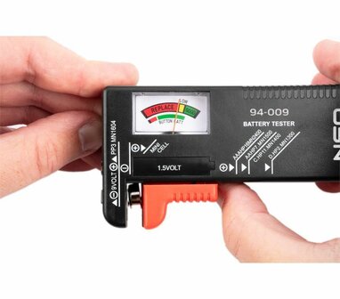 Batterij en accu tester plat