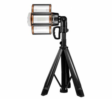 Oplaadbare lamp op statief, 5000lm + lader knik