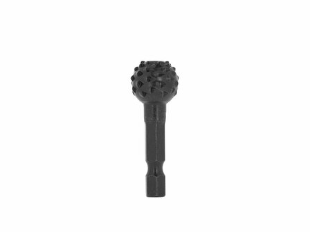 Bolvormige houtrasp 15 mm HEX
