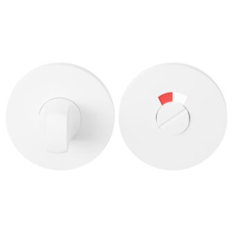 Toiletgarnituur rond 53x6mm stift 8mm Wit