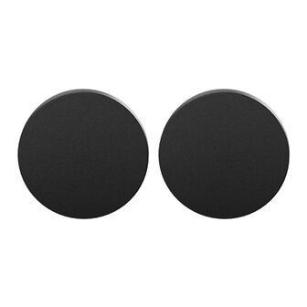 Blinde rozet 53x6mm Zwart