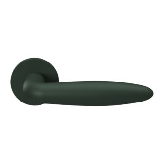 Sigaar model deurkruk op rozet 53x6 mm