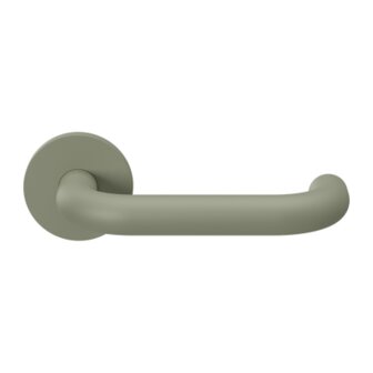 Deurkruk U-model 19 mm op rozet Clay