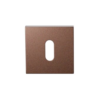 Sleutel rozet 50x50x8mm Bronze Blend