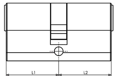 S2 Cilinder 30/35knop