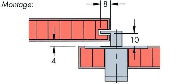 Drukcilinderslot voor schuifdeuren type 1121.300