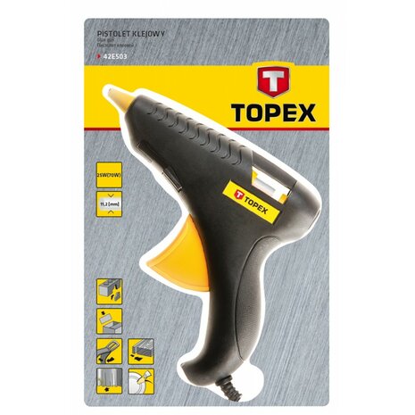 TOPEX Lijmpistool 11mm 15watt verpakking
