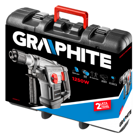 Graphite SDS MAX Boorhamer 1250watt koffer