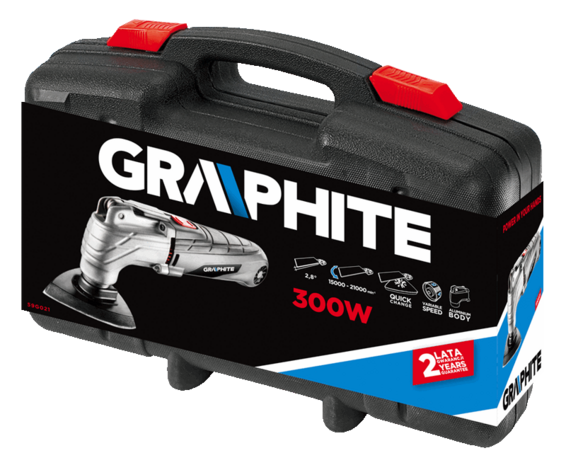 Graphite multitool machine 300 watt koffer