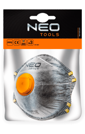 Neo half gelaatmasker ffp2 3 stuks verpakking