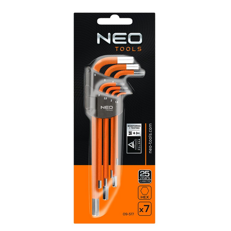 Neo Inbusset 1,5-6mm kort vp