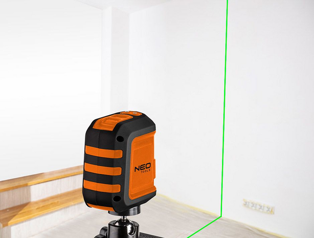 Kruis Laser, magnetische houder, 15m groen 3
