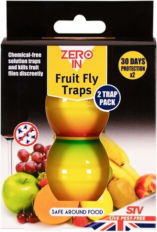 Kant-en-klare Fruitvliegenval – Twinpack