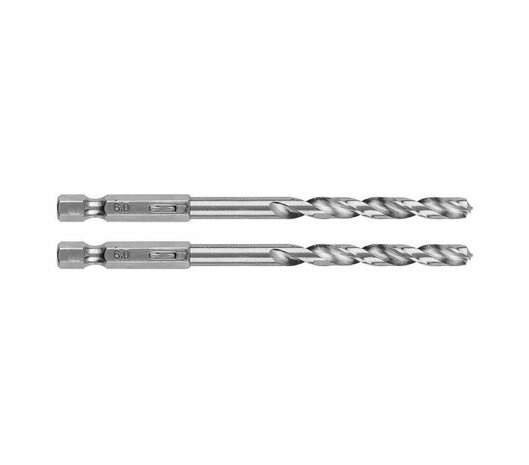 Metaalboor 6mm 1/4 (bit) aan sluiting