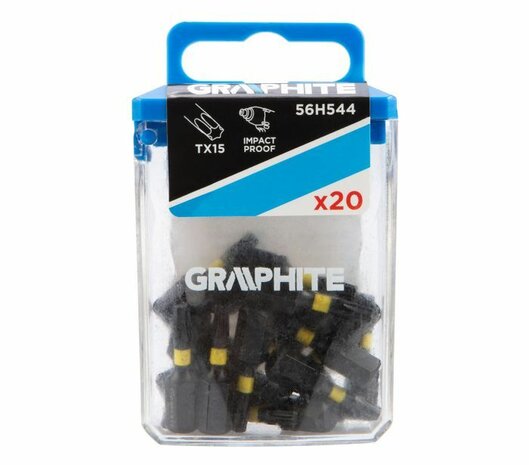 Impact bit TX15 x 25 mm, 20 st