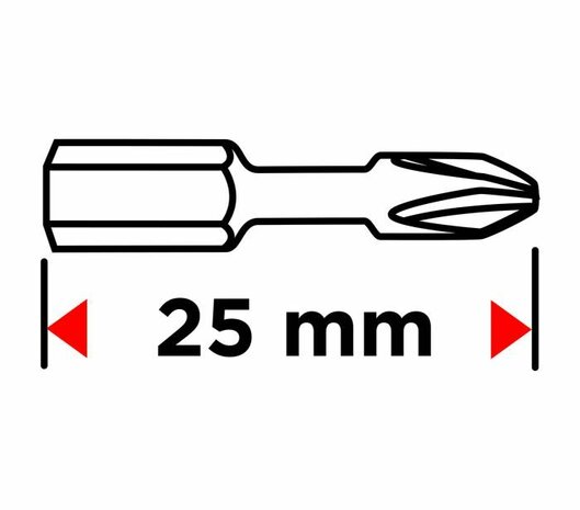 Impact bit TX25 x 25 mm, 20 st afbeelding