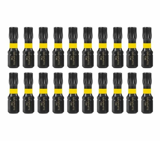 Impact bit TX30 x 25 mm, 20 st 20