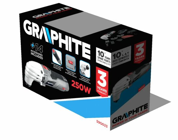 Graphite Multitool Machine 250watt doos