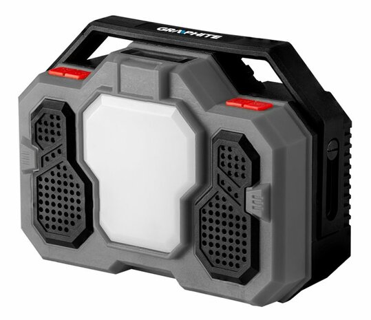 Bouwradio en Werklamp in 1, 18V Li-ION Energy+