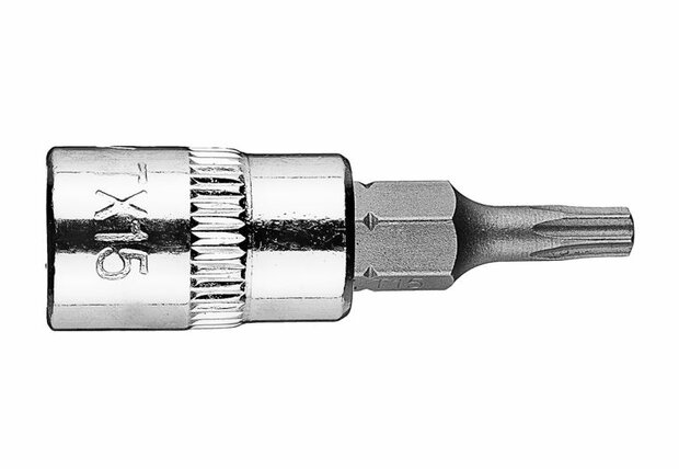 Bit dop 1/4 TX15 37mm lang horizontaal