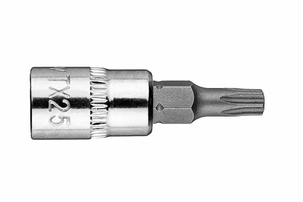 Bit dop 1/4 TX25 37mm lang horizontaal