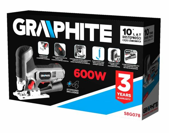 Graphite Decoupeermachine T model 600watt koffer
