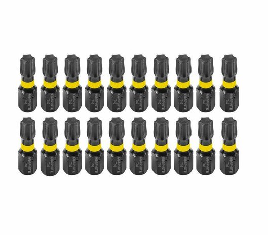 Impact bit TX40 x 25 mm, 20 st bits
